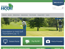 Tablet Screenshot of hcchospital.org